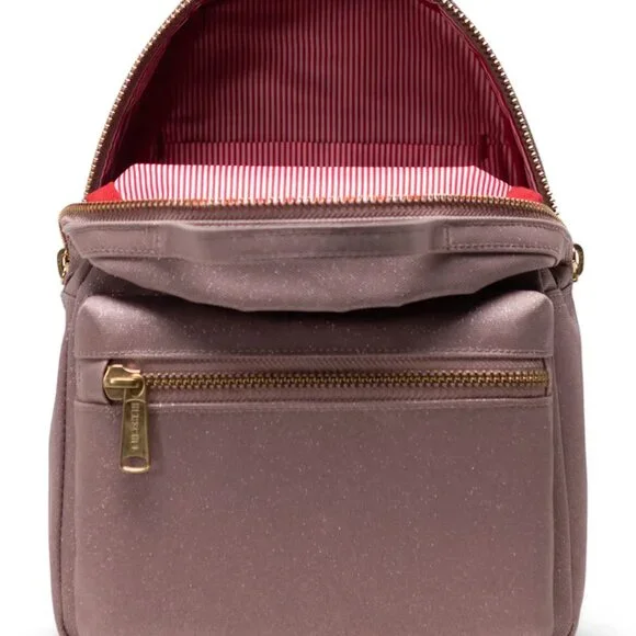 Herschel Nova Ash Rose Sparkle Backpack | Mini - 9L/NIP - Picture 4 of 7